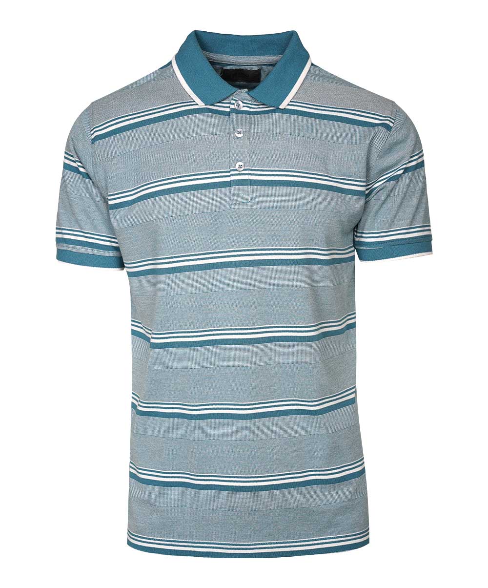 Slim-fit Short Sleeve striper Polo