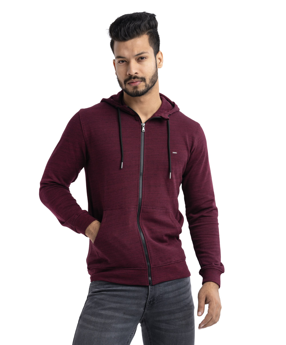 Maroon Hoodie Sweatshirt