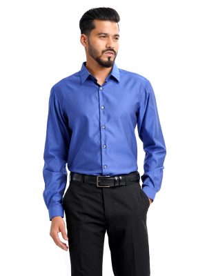 Blue Business Formal Shirt