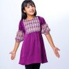 Purple Crepe Tunic