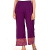 Purple Viscose Palazzo