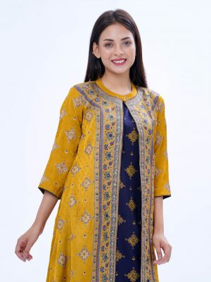 Yellow Tunic With Shrug