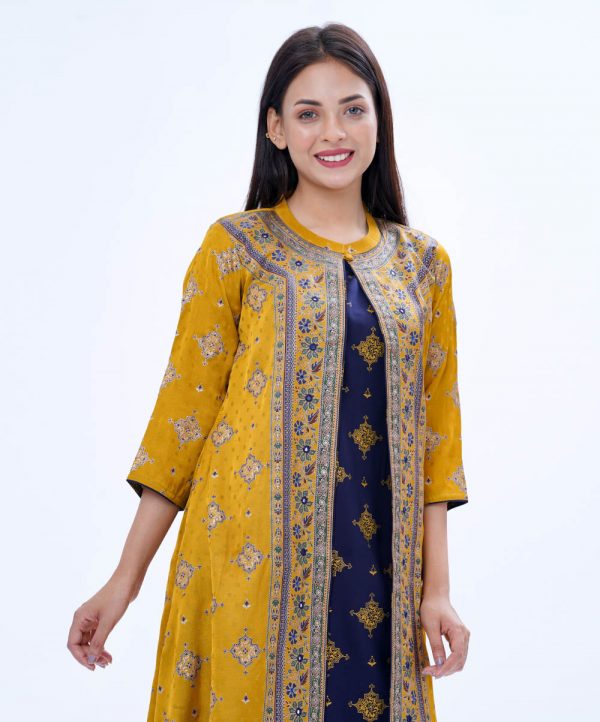 Yellow Tunic With Shrug