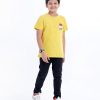 Yellow Inject Short Sleeve T-Shirt