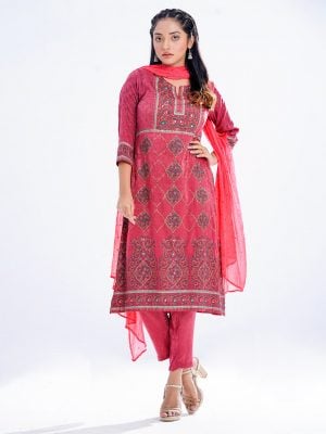 Pink Georgette Salwar Kameez