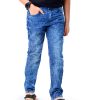 Regular-Fit jeans made of cotton denim fabric. Five pockets, button fastening on the front & zipper fly.