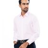 Pink formal shirt in premium-quality Cotton fabric. Designed with a classic collar and long-sleeved with adjustable buttons at cuffs. Regular fit.