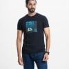 Men's t-shirt in cotton single jersey fabric. Crew neck, short sleeves and print on the front.