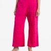 Women's palazzo in viscose fabric. Concealed elasticated waistline.