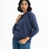 Printed sweat shirt in french terry fabric. Round neck, long-sleeved. Elasticated at the hemline.