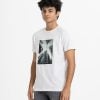 Men's t-shirt in cotton single jersey fabric. Crew neck, short sleeves. Print on the chest.