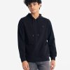 Black Cotton Hoodie Sweat Shirt