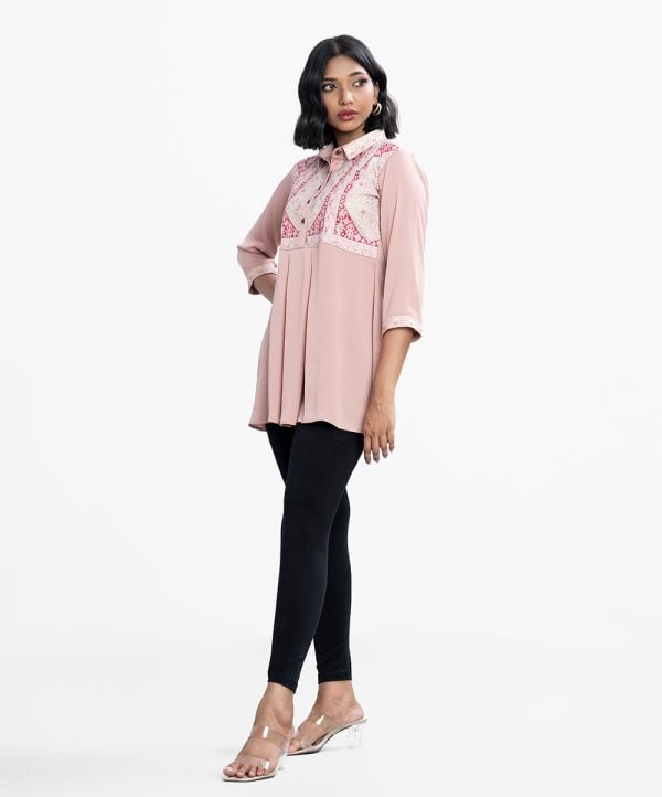 Pink Zoom A-line Tunic