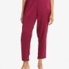 Women's palazzo in crepe fabric. Concealed elasticated waistline.