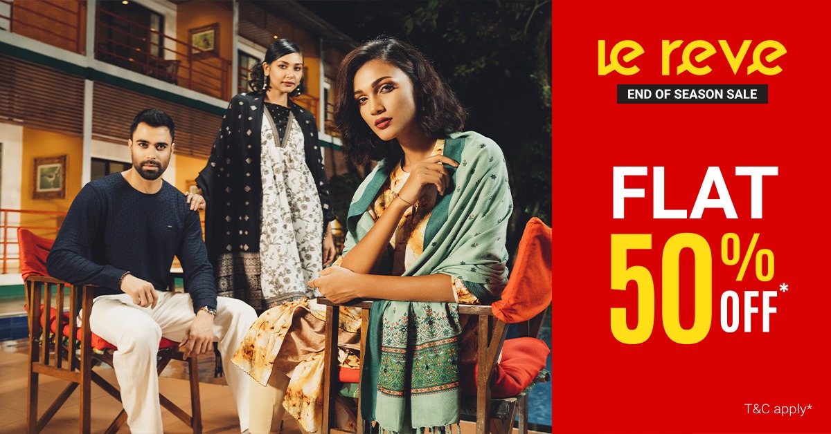 Flat 50% OFF for END OF SEASOn SALE