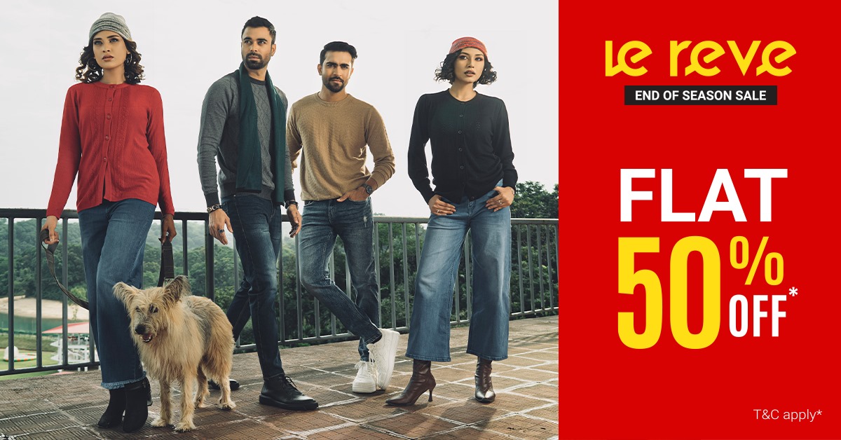 Flat 50% OFF for END OF SEASOn SALE