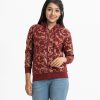 Teen girls printed hoodie sweat shirt in french terry fabric.. Adjustable drawstring at hood. Full sleeves and all-over floral print.