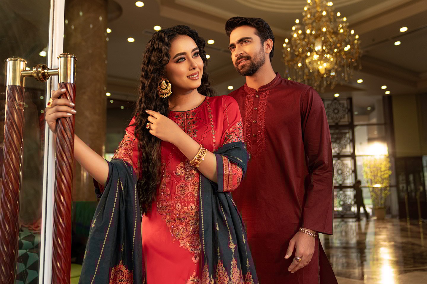 Couple eid party look