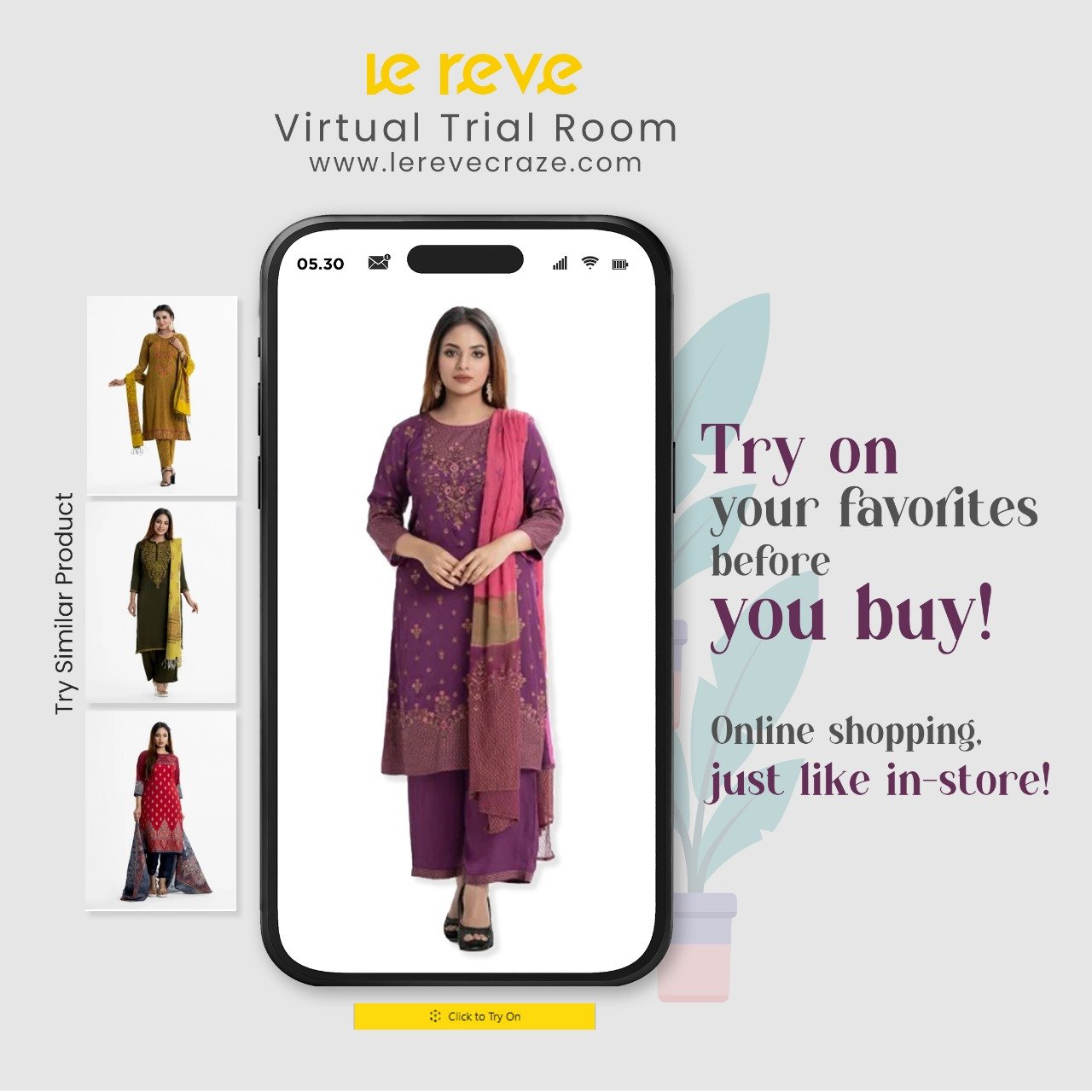 Le Reve Virtual Trial Room