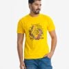 Men's t-shirt in cotton single jersey fabric. Crew neck, short sleeves. Graphic print on the chest.