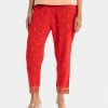 Women's pritend pant pajamas in viscose fabric. Concealed elasticated waistline.