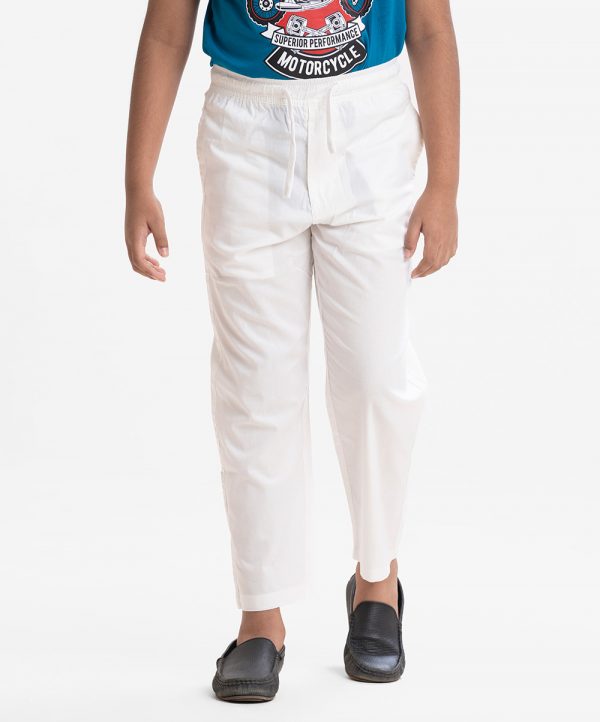 Kid's aligor pajama in cotton fabric. Two side pockets are at the side with an adjustable drawstring.