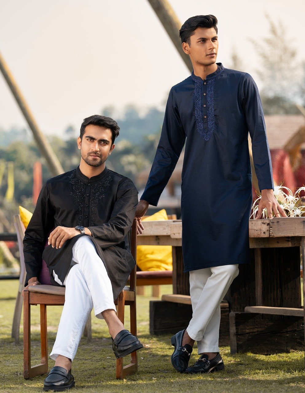 পাঞ্জাবিতেই ইউনিক লুক