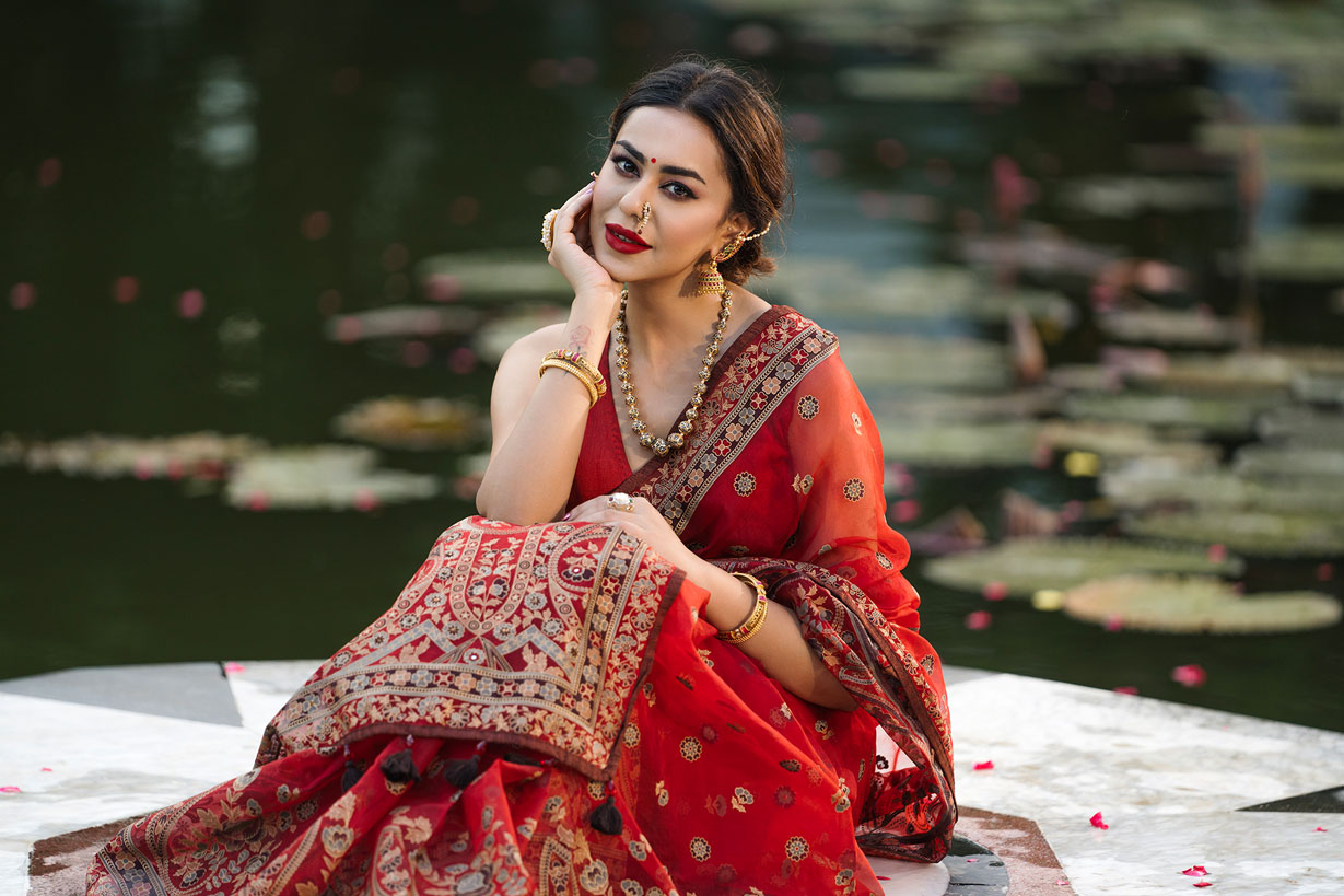 পূজার শাড়ি