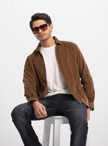 Blue Cotton Drop Shoulder T-Shirt