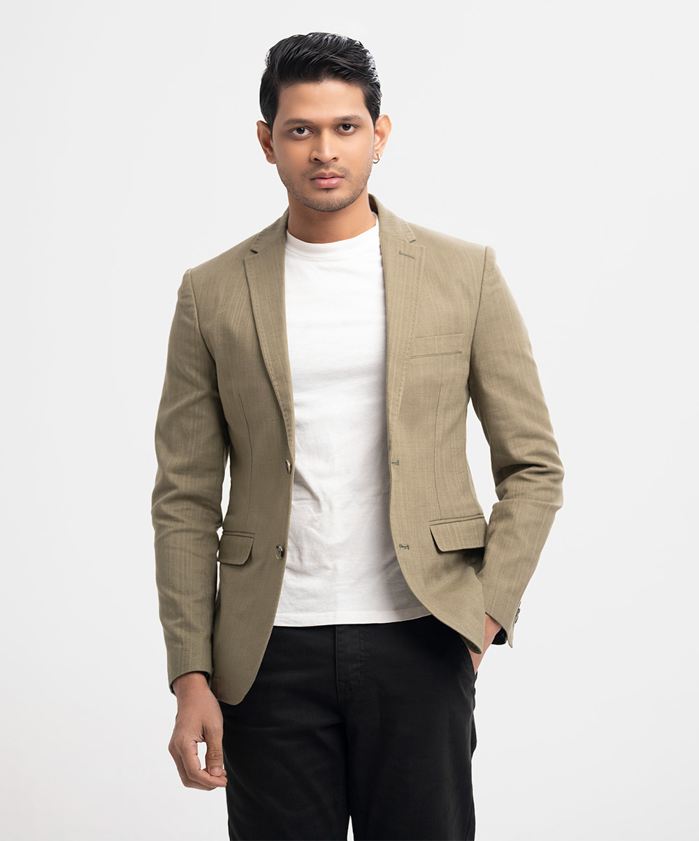 Brown Business Casual Blazer