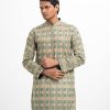 Printed Cotton Slim Fit Panjabi