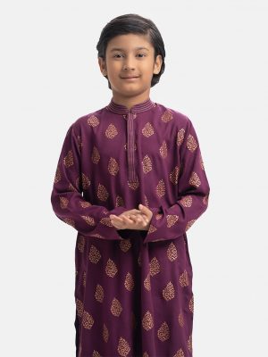 Mauve Viscose Panjabi