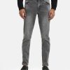 Faded Grey Denim Jeans Pants