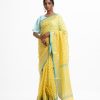 Yellow Cotton Saree