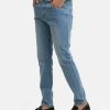Light Blue Denim Slim-fit Jeans