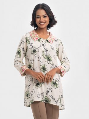 Off-white Joom Shirt-style Tunic