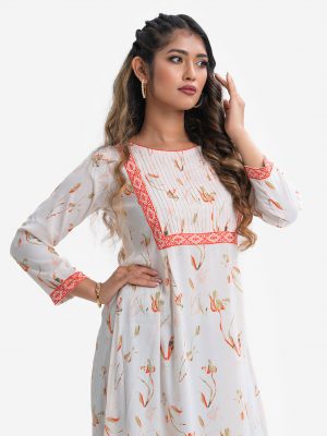 White Joom A-line Tunic