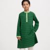 Green Cotton Panjabi