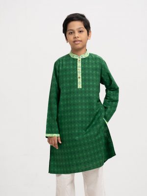 Green Cotton Panjabi