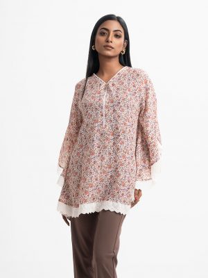 Printed Georgette Cape