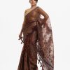 Maroon Muslin Exclusive Saree