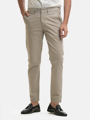 Ash Stretchable Cotton Slim-fit Chinos Pant