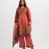 Peach Pink Muslin Exclusive Salwar Kameez