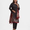 Black Joom Straight Salwar Kameez