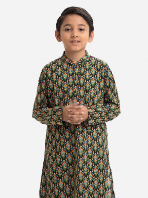 Multi-color Cotton Ethnic Panjabi