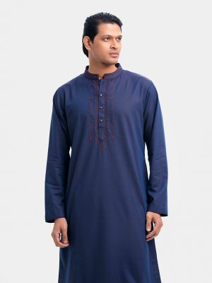 Purple Jacquard Premium Panjabi