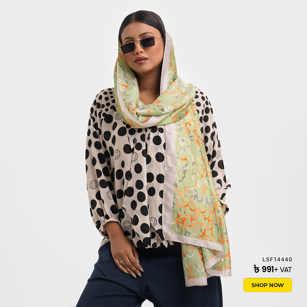 Mint Green Silk Scarf