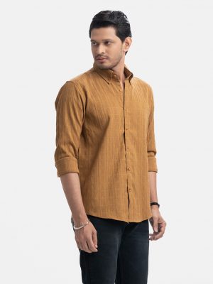 Golden Rayon-blend Business Casual Shirt