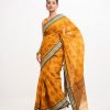 Mustard Yellow Cotton Saree