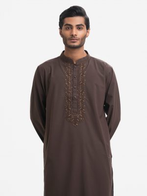 Green Jacquard Premium Panjabi